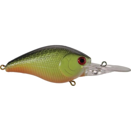 True North Fishing 0.5 oz Luck E Strike American Originals Deep Smoothies - Chartreuse Back AOS3-110